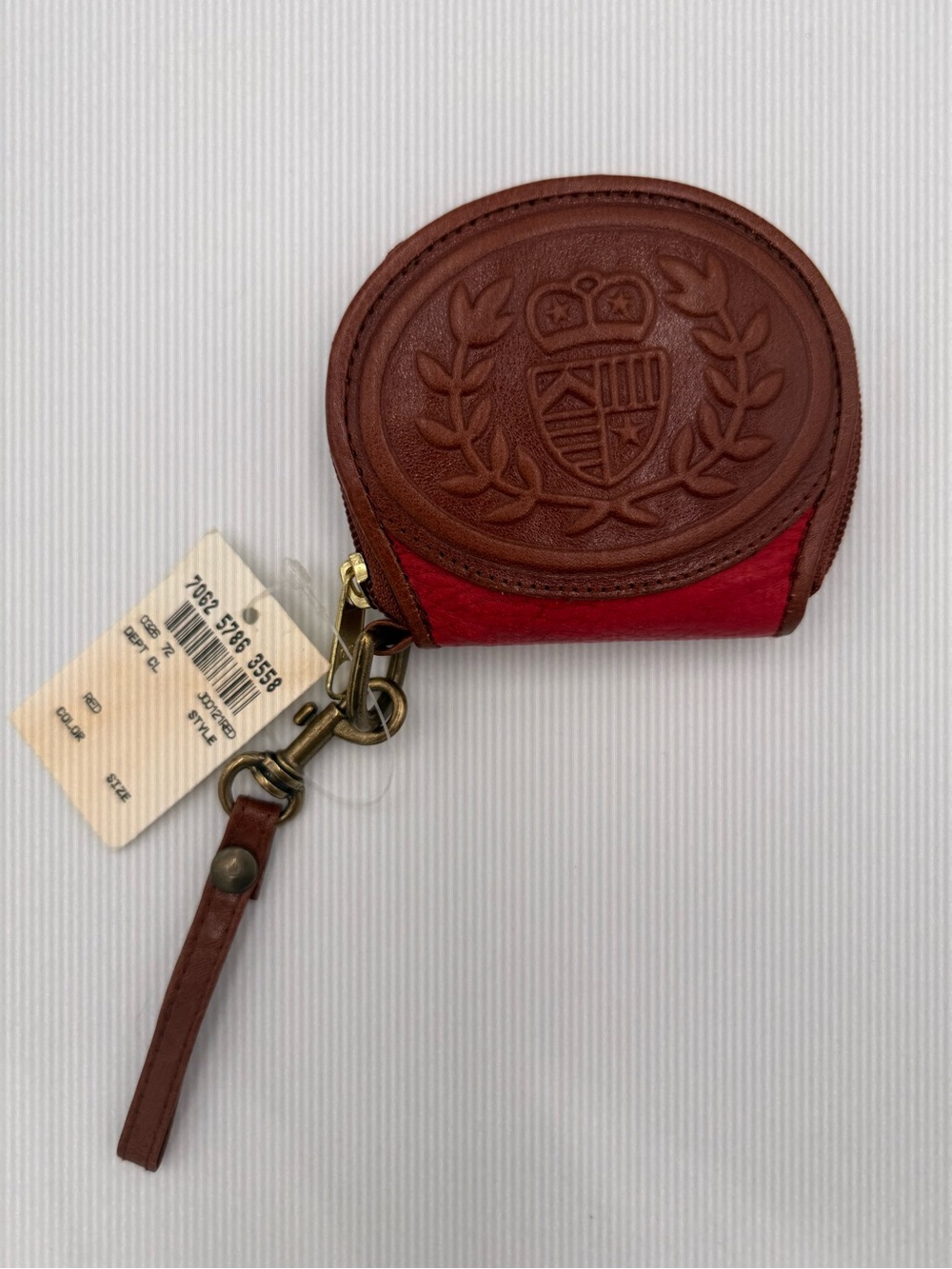 Charter Club Genuine Leather Coin Purse with Strap